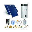 THERMADOR - Chauffe-eau solaire 3 capteurs solaires fixation toiture plate + ballon ECS 300L double échangeur - vignette