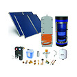 THERMADOR - Chauffe-eau solaire toiture plate 4 capteurs solaires. ballon chauffage 300L + ECS 200L - THERMADOR - PSOL2BCHECS433MP - vignette