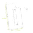 DECOCLIM - Lot de 2 joues latérales en alu pour extension hauteur blanc crème taille XL - DECOCLIM-23AXL9001-JLATP - vignette