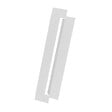 DECOCLIM - Lot de 2 joues latérales en alu blanc taille S - DECOCLIM - DECOCLIM-23AS9010-JLAT - vignette