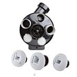 AXELAIR - Kit Hygro B VMC simple flux hygroréglable PENTA ES + 3 bouches cordon et à piles - AXELAIR - KHBMST5160 - vignette
