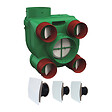 VORTICE - Kit VMC simple flux autoréglable basse consommation ARIANT + 3 bouches design - VORTICE - KVARD - vignette