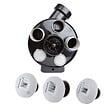 AXELAIR - Kit Hygro A VMC simple flux hygroréglable PENTA ES + 3 bouches électriques - AXELAIR - KHAEST5160 - vignette