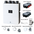 AXELAIR - VMC double flux NETI + kit d'accessoires 8 piquages - AXELAIR - VDFTNK8P - vignette