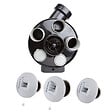 AXELAIR - Kit Hygro B VMC simple flux hygroréglable PENTA ES + 3 bouches cordon - AXELAIR - KHBCST5160 - vignette