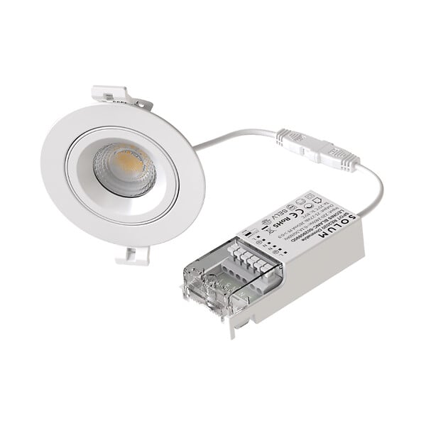 SOLUM - LEONIS Spot de plafond Blanc Rotatif 360 IP65 RE2020. CTT 2700K/3000K/4000K - SOLUM - S0290890D - large