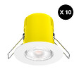 SOLUM - Kit de 10 spots ORION CCT IP65 RE2020. 6W. 600lm. 40. dimmable. 2700-3000-4000K - SOLUM - S0250690D - vignette
