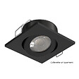 SOLUM - Collerette Carrée Noir Mat pour COMA - SOLUM - TBC102MB - vignette