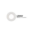 SOLUM - Collerette ronde fixe Blanc pour LECCO - SOLUM - L002W - vignette