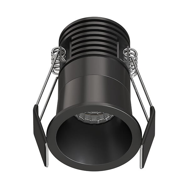 SOLUM - LYRA Mini Spot encastré noir 5W. CCT 2700-3000-4000K. 250-300Lm. dimmable. basse luminance - SOLUM - S0220490D - large