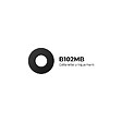 SOLUM - Collerette Noir Mat ronde magnétique pour TWO et CANIS - SOLUM - B102MB - vignette