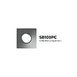 SOLUM - Collerette Chrome Carrée magnétique pour TWO et CANIS - SOLUM - SB103PC - vignette