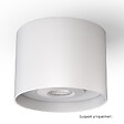 SOLUM - DECOCIEL Support installation saillie plafond béton Coloris Blanc pour CANIS / DRACO / TWO - SOLUM - D001W - vignette