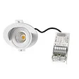 SOLUM - LEO Spot encastré blanc 8W. 690Lm. CCT 2700K/3000K/4000K. Orientable 90. Rotatif 360 - SOLUM - S0150790D - vignette