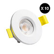 SOLUM - Pack de 10 Spots extra plats STELLA SD Blanc - SOLUM - S0340690D - vignette