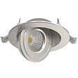 SOLUM - LEO Spot encastré alu brossé 8W. 690Lm. CCT 2700K/3000K/4000K. Orientable 90. Rotatif 360 - SOLUM - S0170790D - vignette
