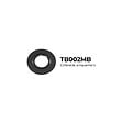 SOLUM - Collerette Noir brillant ronde clipsable pour LIBRA - SOLUM - TB002MB - vignette