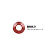 SOLUM - Collerette Rouge ronde RAL 3020 magnétique pour TWO et CANIS - SOLUM - B106R - vignette