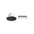 SOLUM - Réflecteur rond pour HYDOR MAX 92mm Blanc noir - SOLUM - RV102BW - vignette