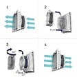 LETTEL - Grille 325x325 avec ventilateur 230V et filtre pour armoire électrique - LETTEL - GTA-291-VFF-230 - vignette