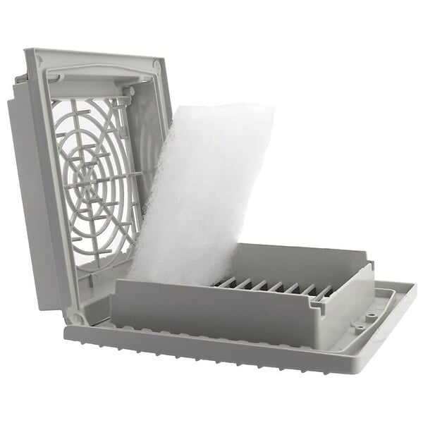 LETTEL - Grille de ventilation 114x114 et filtre pour armoire électrique - LETTEL - GTA-92-FF - large