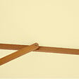OUTSUNNY - Outsunny Parasol droit hexagonal grande taille de jardin Ø 2,5 x 2,3H m bois de bambou crème - vignette