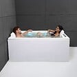 SPALINA - Baignoire Balnéo 2 Personnes Cetana Duo Wave 170 X100 X63 Cm, By Spalina - vignette