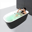 SPALINA - Baignoire Balnéo Tao black Bulle 170 x80 x65 cm, by SPALINA - vignette