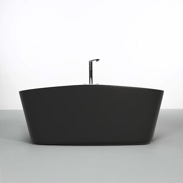 SPALINA - Baignoire Balnéo Tao black Bulle 170 x80 x65 cm, by SPALINA - large