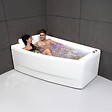 SPALINA - Baignoire Balnéo Sangha duo Wave gauche 170 x120 x63 cm, by SPALINA - vignette
