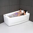 SPALINA - Baignoire Balnéo Sangha duo Wave droite 170 x120 x63 cm, by SPALINA - vignette