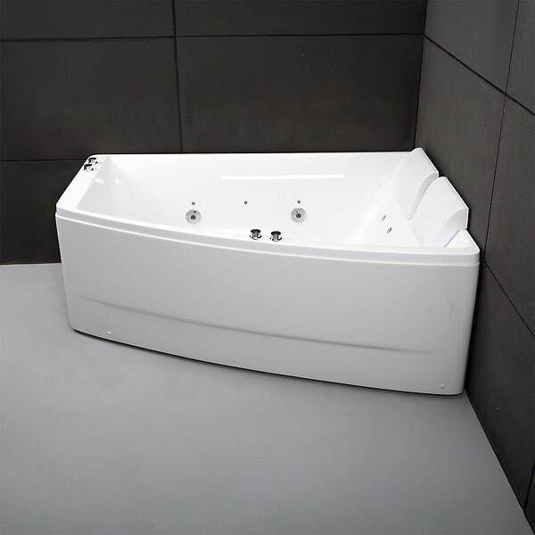 SPALINA - Baignoire Balnéo Sangha duo Wave droite 170 x120 x63 cm, by SPALINA - large