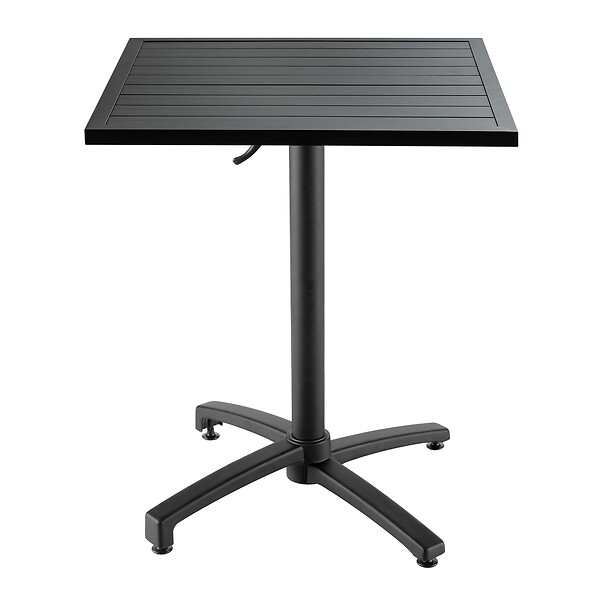 OVIALA - Table de jardin carrée en aluminium - Cardiff - large