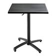 OVIALA - Table de jardin carrée en aluminium - Cardiff - vignette