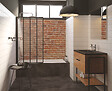 ONDEE - Pare-baignoire VERIA - Paroi 80x140x0,5cm - Verre trempé - Finitions noir mat - vignette