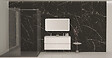 ONDEE - Profilé de panneau mural finition rectangulaire noir 4mm - vignette