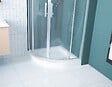 ONDEE - Receveur de douche  de douche CERA 2 - 80 x 80 cm - Quart de cercle - vignette
