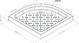 ONDEE - Receveur de douche CERA 2 - 90 x 90 cm - Quart de cercle - vignette