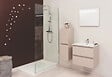 ONDEE - Paroi de douche ONDA - Verre trempé 8mm - Sérigraphie Givrée à motif - 120x200cm - vignette