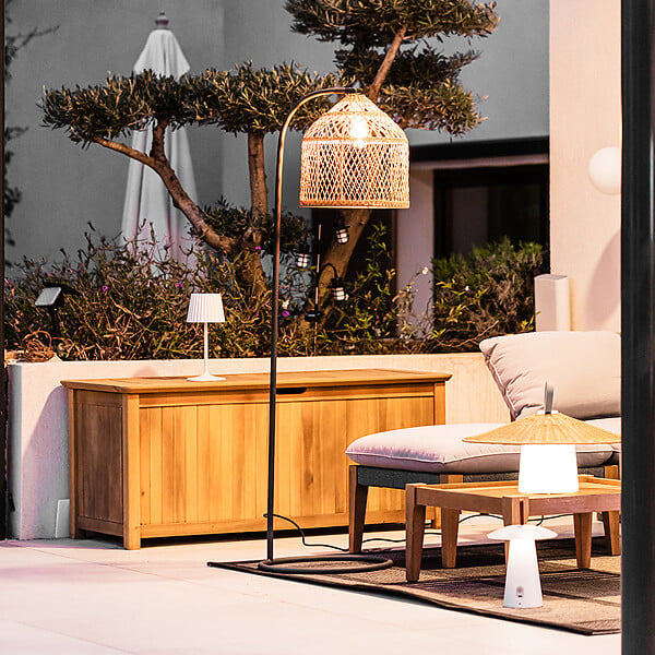 LUMISKY - Lampadaire d'extérieur filaire SELMA E27 H150cm - large