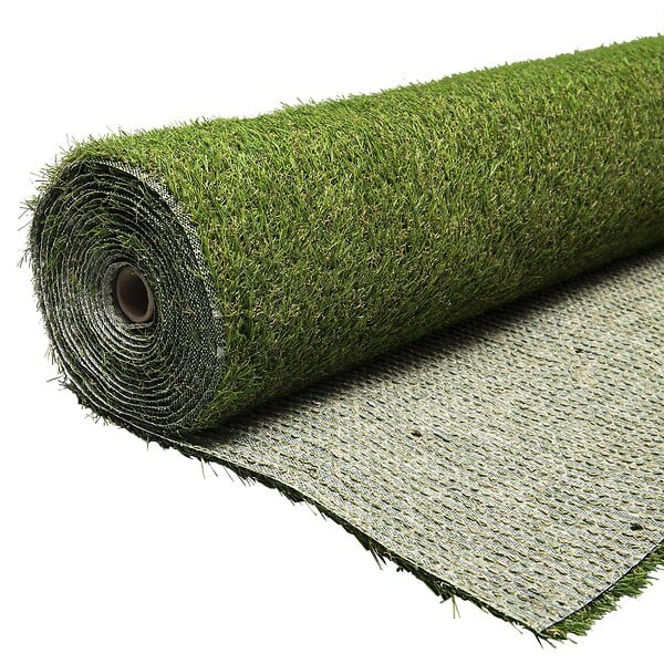 WERKAPRO - Gazon artificiel 2cm  100% recyclable en rouleau de 180cm de large 1,8 x 5 m (env. 9m²) - large
