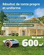 NAVIMOW - Navimow i105E Robot Tondeuse sans Fil périphérique, Recommandé 500 m², RTK+Vision Tondeuse Robot Gazon, IA cartographie Automatique - vignette
