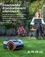 NAVIMOW - Navimow i105E Robot Tondeuse sans Fil périphérique, Recommandé 500 m², RTK+Vision Tondeuse Robot Gazon, IA cartographie Automatique - vignette