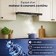 CIARRA - Hotte Tiroir 60cm 606m3/h tactile Recyclage ou Evacuation CD6909AB - vignette