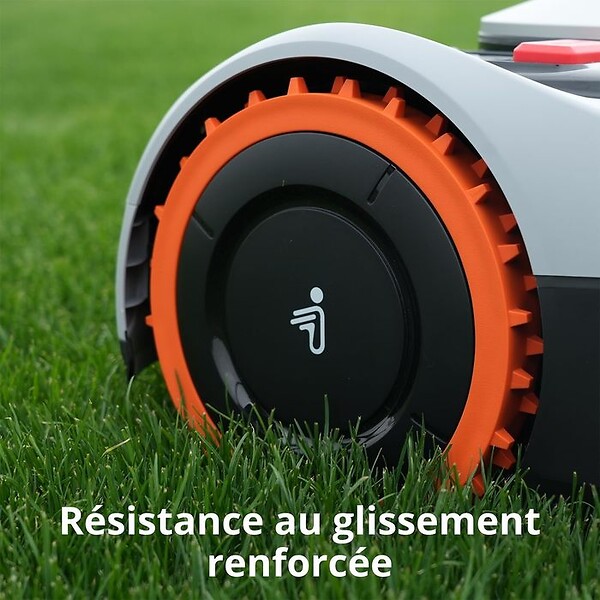 NAVIMOW - Roues hors route pour robot tondeuse Navimow i105E, i108E - large