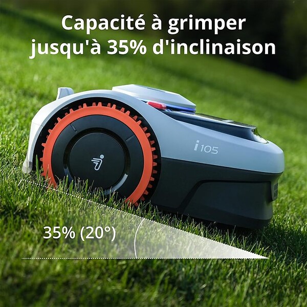 NAVIMOW - Roues hors route pour robot tondeuse Navimow i105E, i108E - large