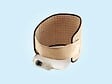 PURLINE - Coussin électrique chauffant pour lombaires 100W laine beige - vignette