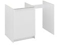 MODERNA - MEUBLE BAS CLASSIK EN MELAMINE BLANC 16MM, 1 PORTE POUR CUISINETTE 120 CM - MEUBLE BAS CLASSIK EN MELAMINE BLANC 16MM, 1 PORTE POUR CUISINETTE 120 CM - vignette