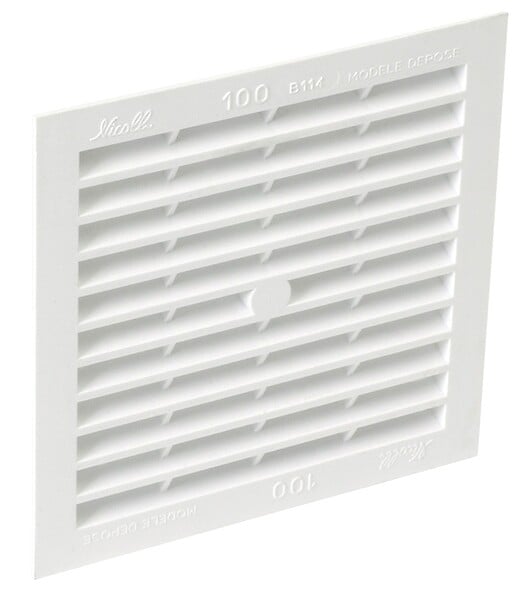 NICOLL - GRILLE VISCOL CARR 150 BLC - large