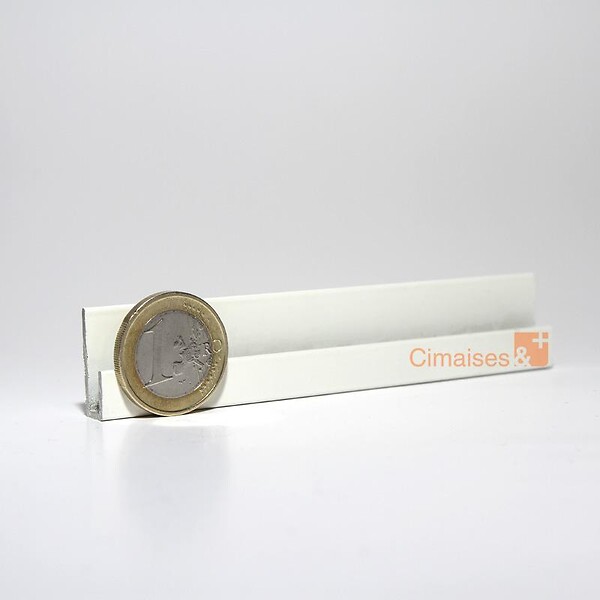 ARTITEQ - Cimaise Classic Rail 200 cm - Cimaise Tableau Artiteq Blanc laqué , A l'unité - large